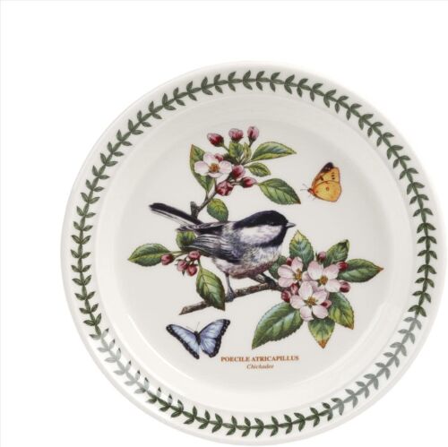 Portmeirion Botanic Garden Birds Plate 8.5″ Earthenware Salad Plate, Set of 6